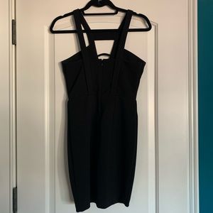 Cut-out little black dress